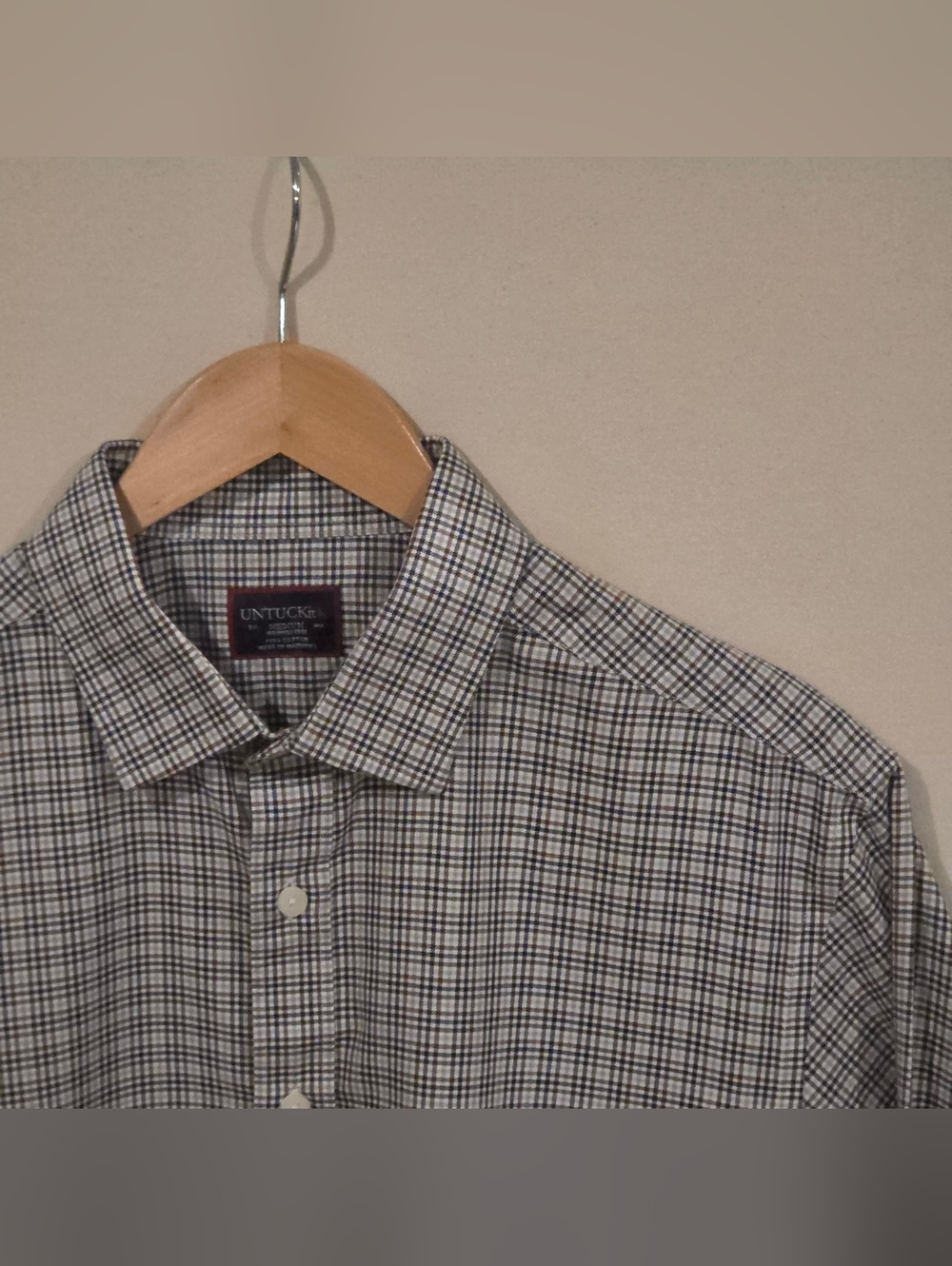 UNTUCKit Wrinkle Free Button Down M